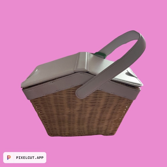 Kate Spade CottageCore Strawberry Picnic Basket Purse - Picture 2 of 4